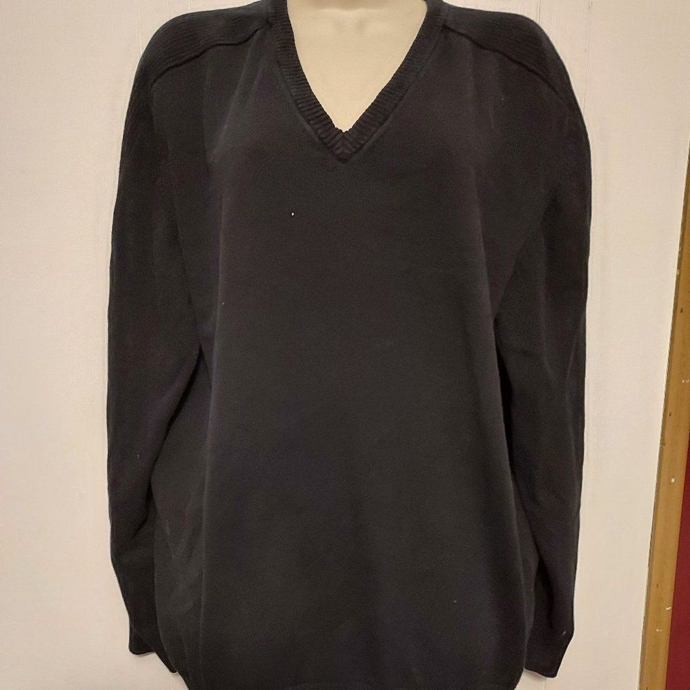 Jack Nicklaus XXL  Black Sweater Arm pit to pit 23 1/2 inch